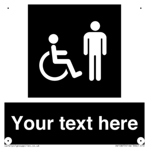 Custom information: black panel disabled and male